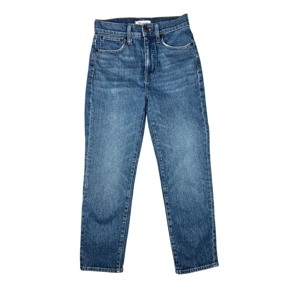 Madewell Womens Classic Straight Jeans Size 24 Blue Denim Fair Trade Certified - Picture 14 of 14